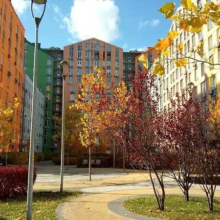 Apartment Georgeous Bright In A Bright Residential Complex Comfort Town кт-08 Kiew